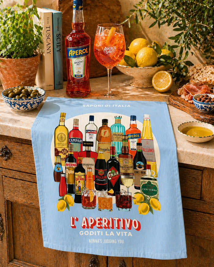 Aperitivo Time Tea Towel