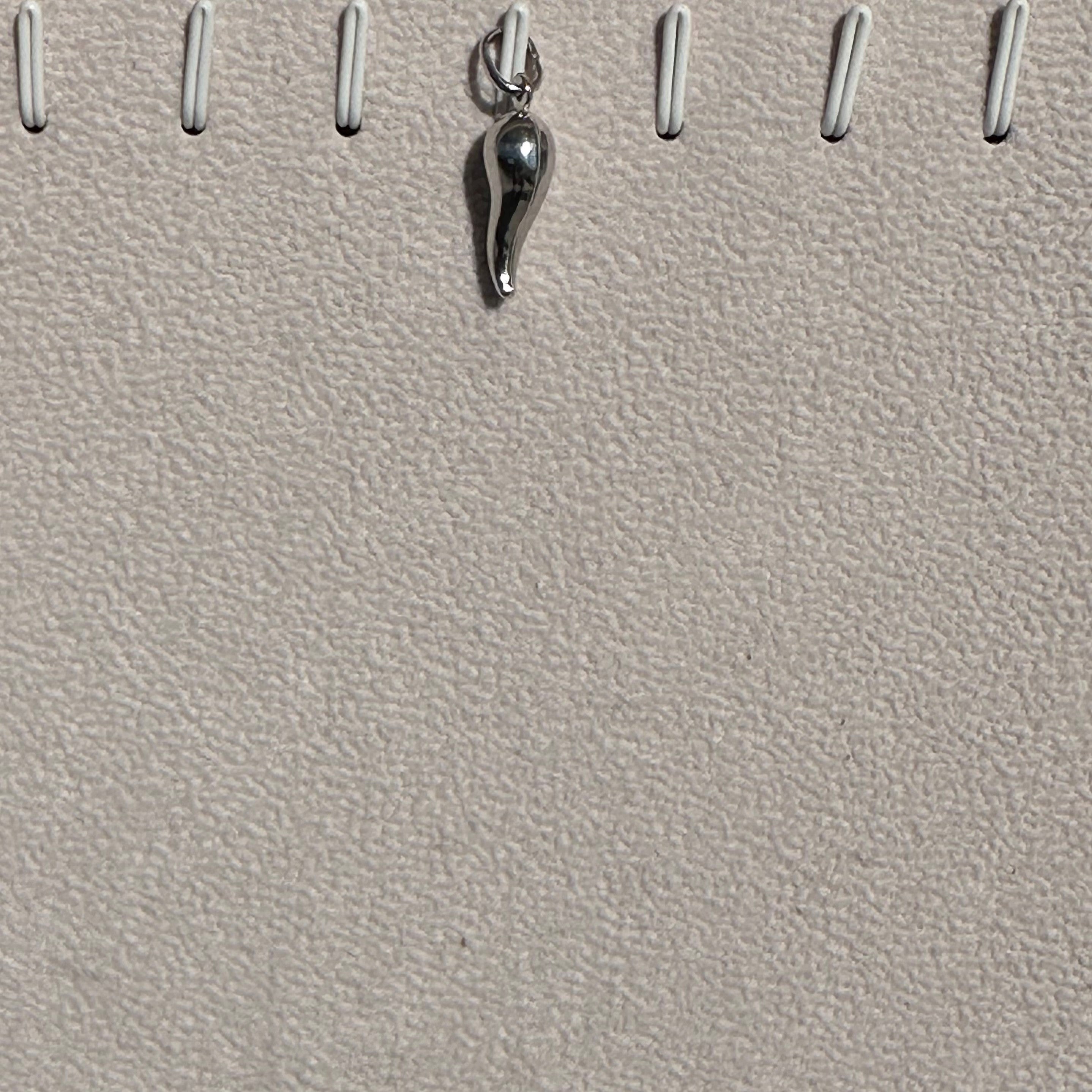 Portafortuna Corno Charm Argento 925