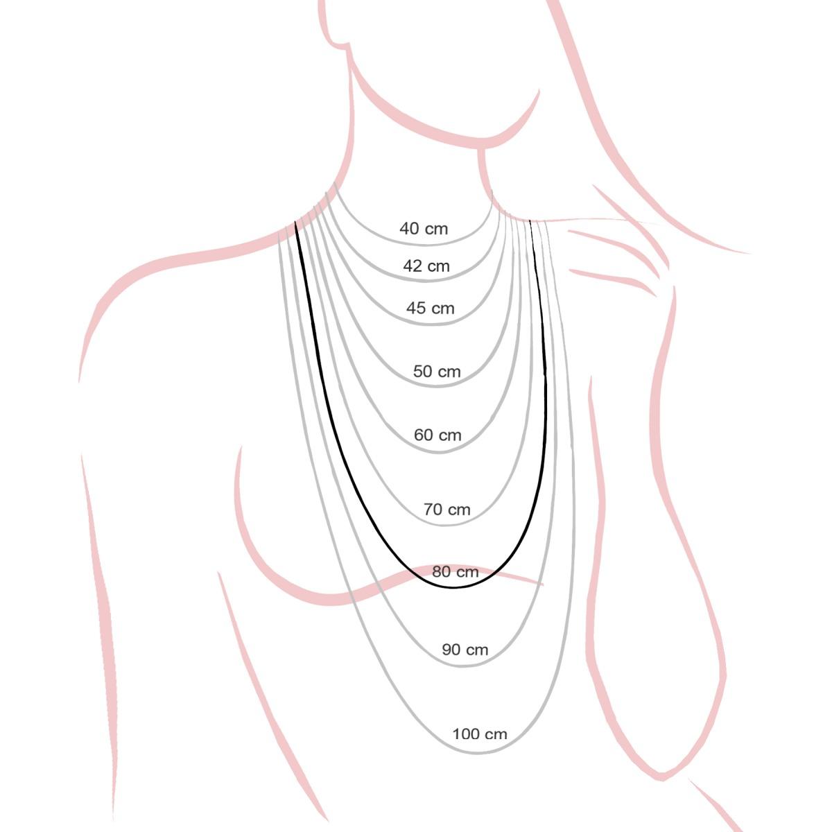 Portafortuna Corno Necklace & Charm Set Rosso Argento 925