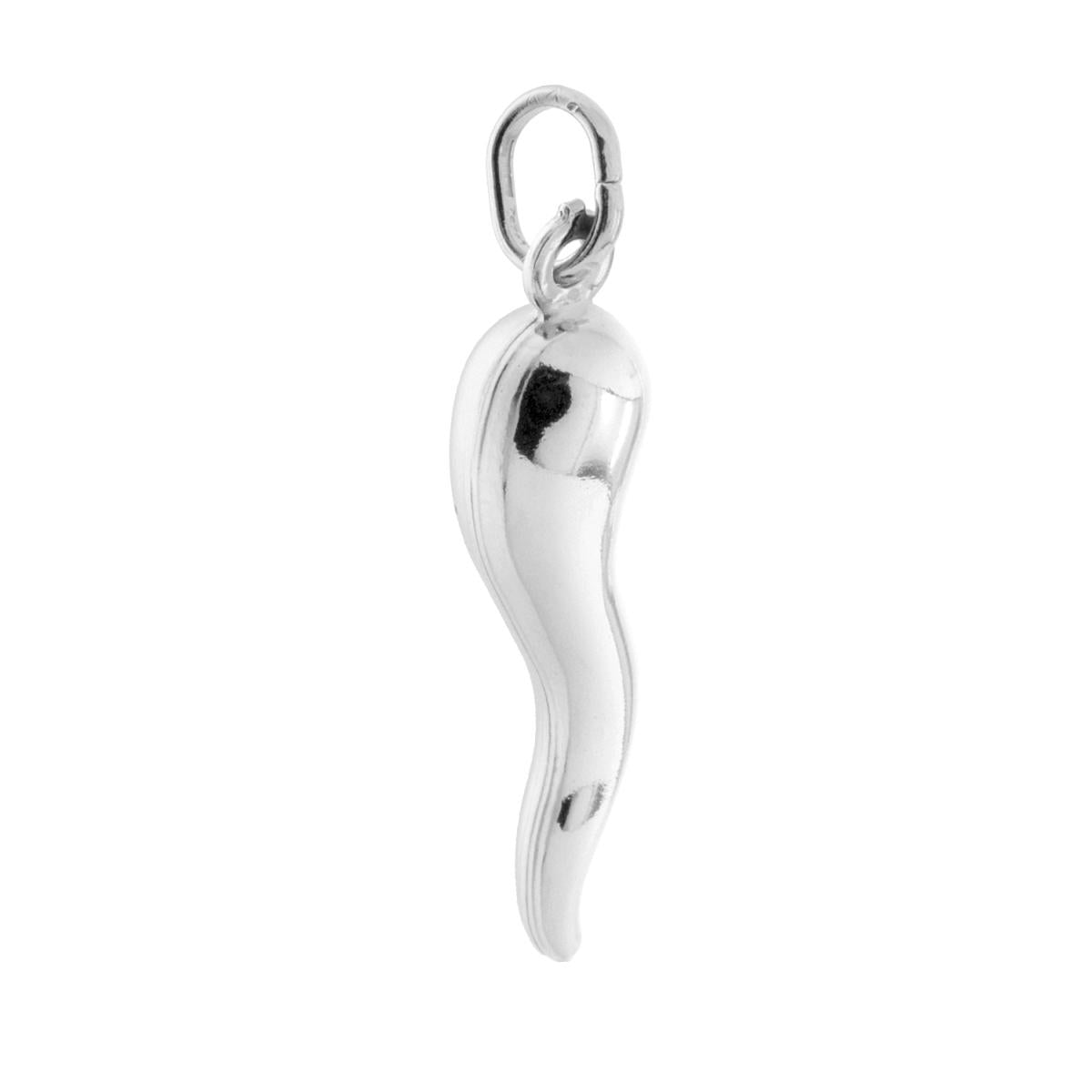 Portafortuna Corno Charm Argento 925