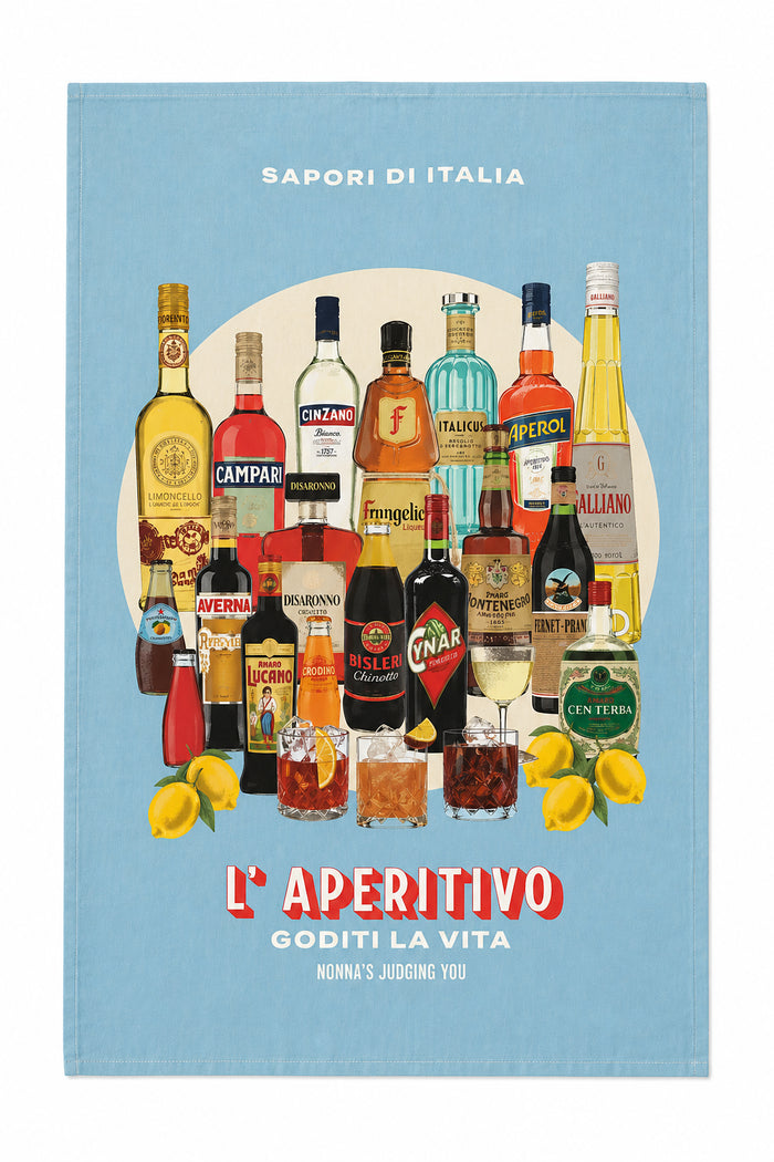 Aperitivo Time Tea Towel