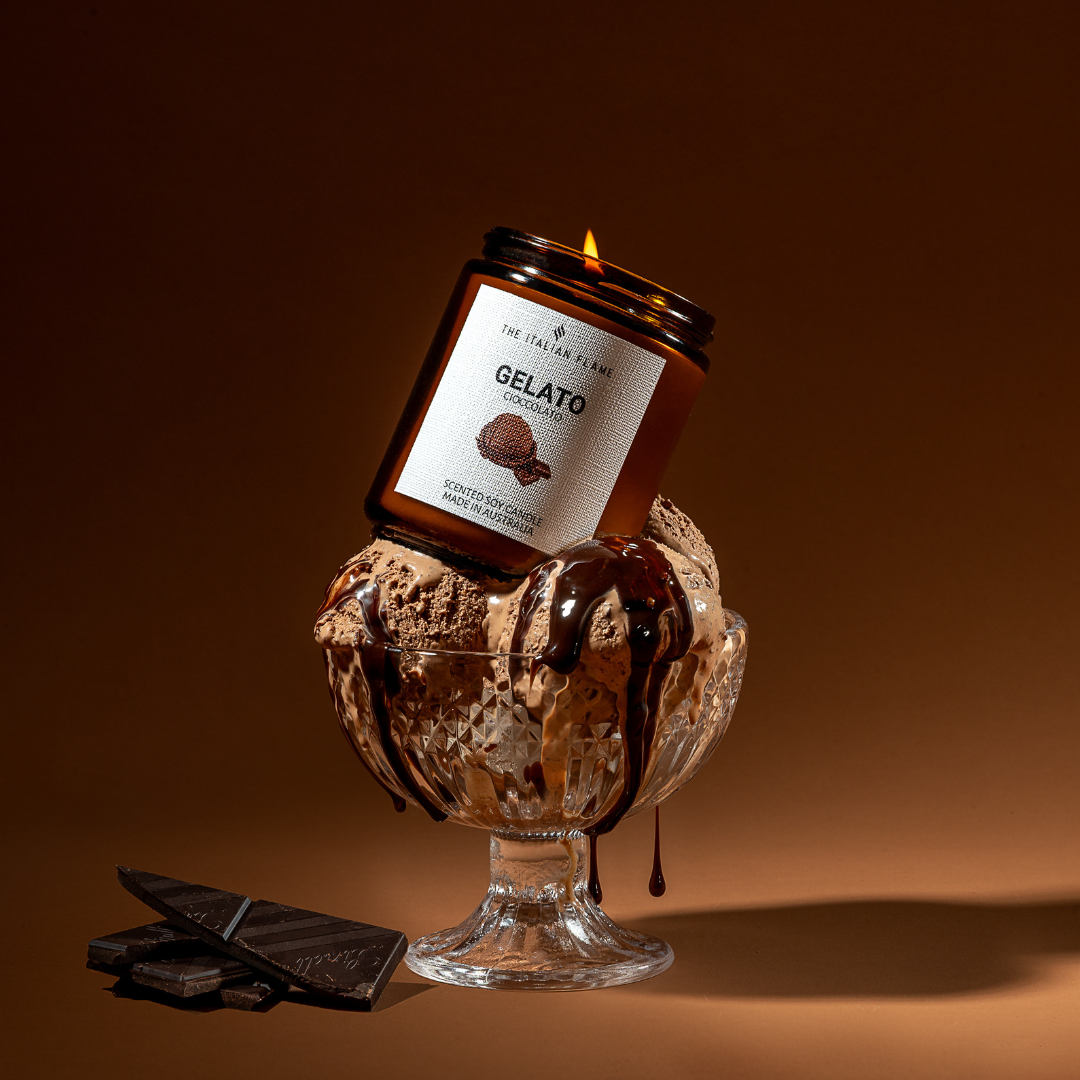 Gelato Cioccolato Scented Soy Candle
