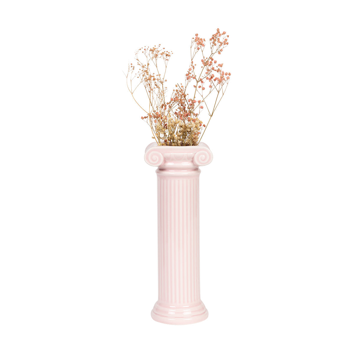 Ceramic Fluted Column Vase