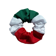Load image into Gallery viewer, Italian Flag Hair Scrunchie
