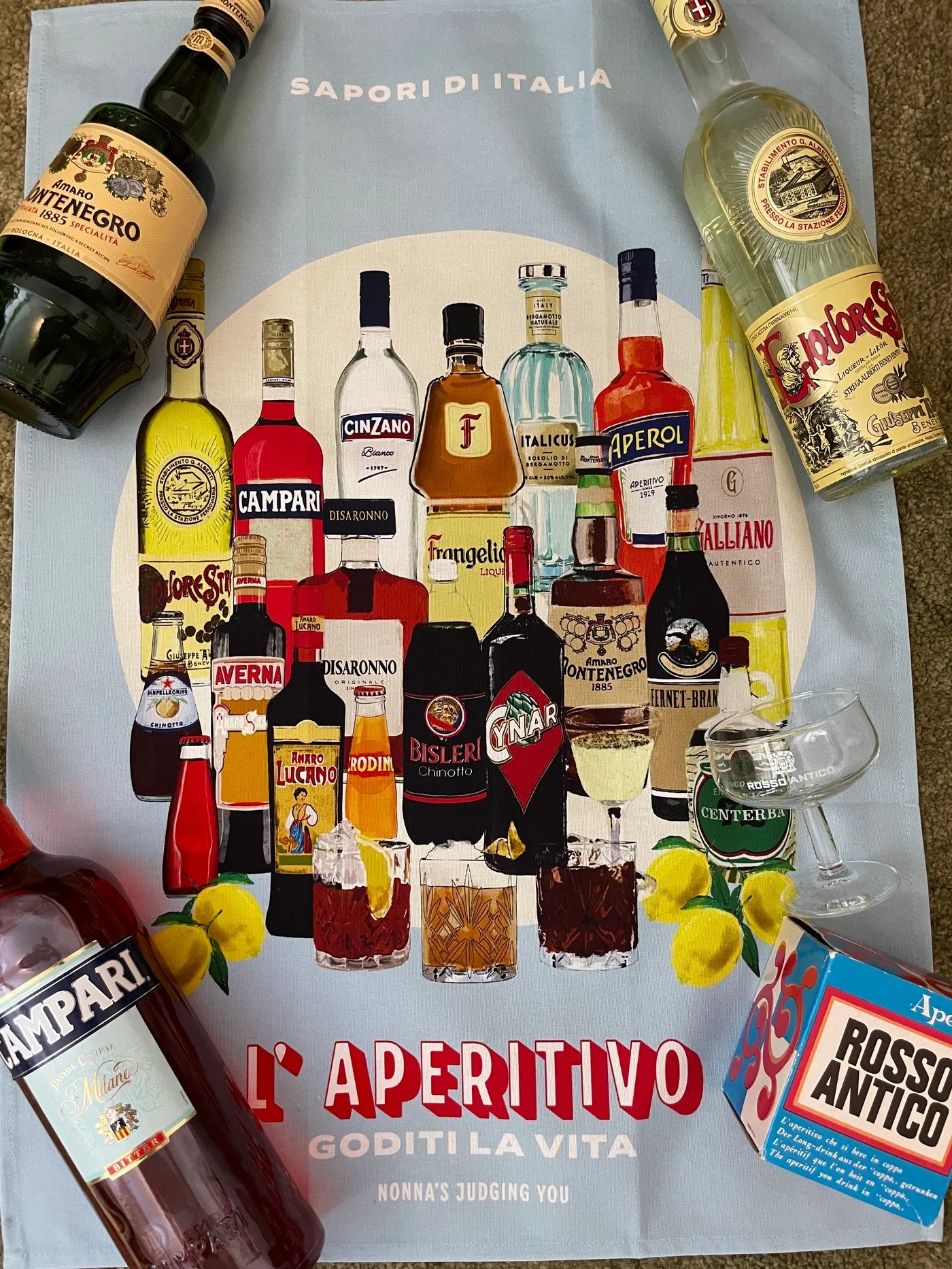 Aperitivo Time Tea Towel
