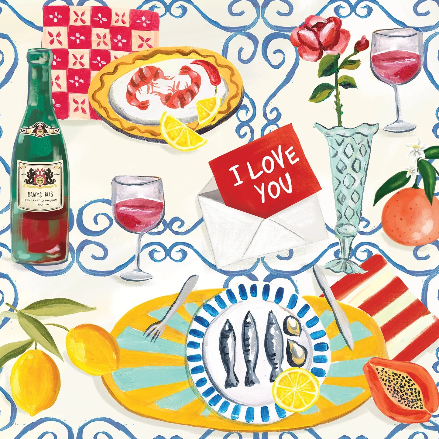 Italian Valentine's Day Greeting Card