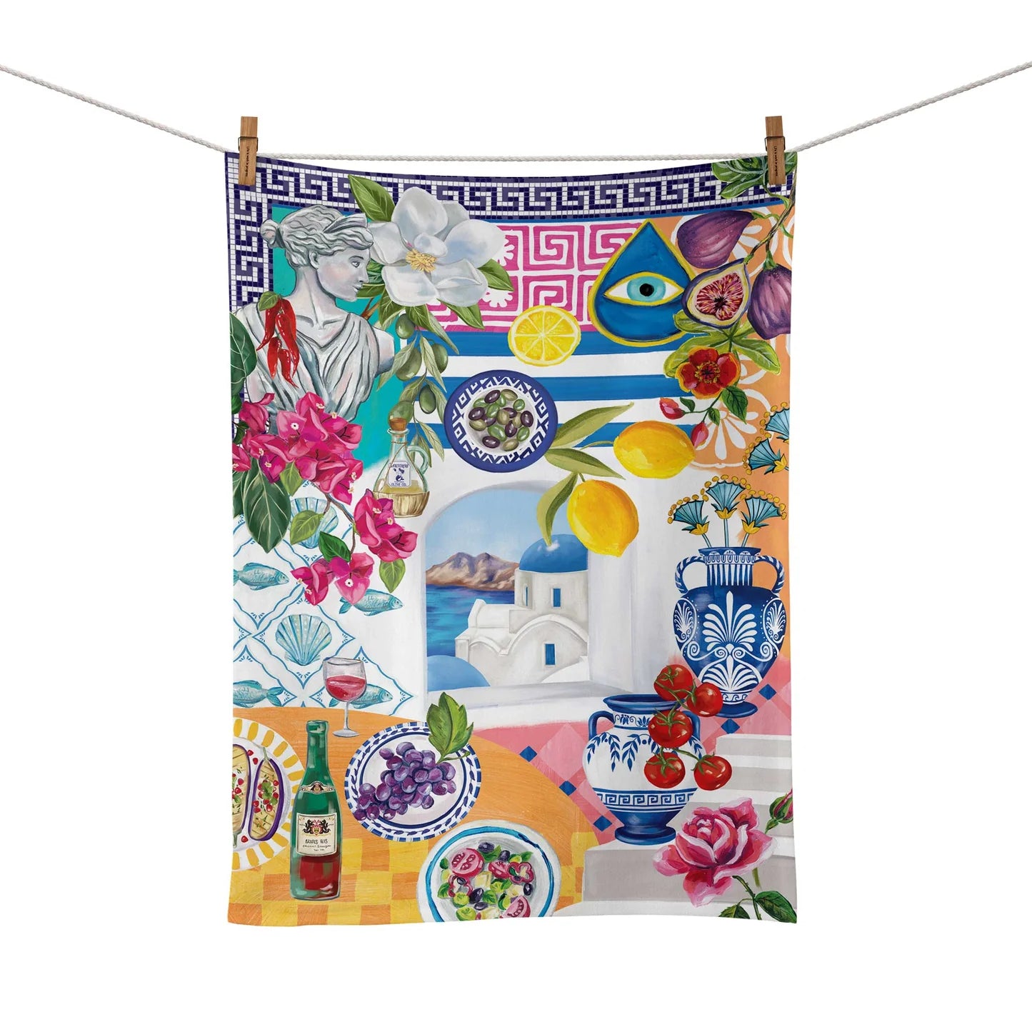 Euro Summer Tea Towel